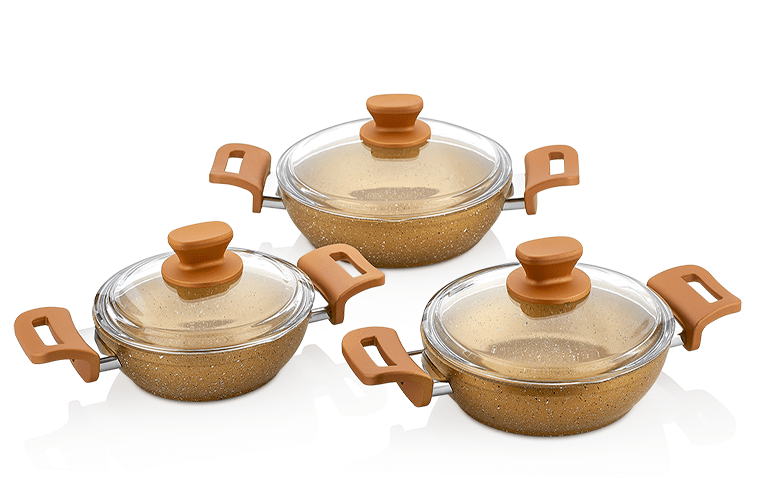 Granit Omlet 6 prç. set