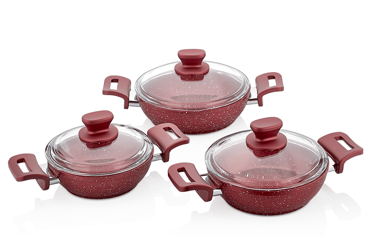 Granit Omlet 6 prç. set
