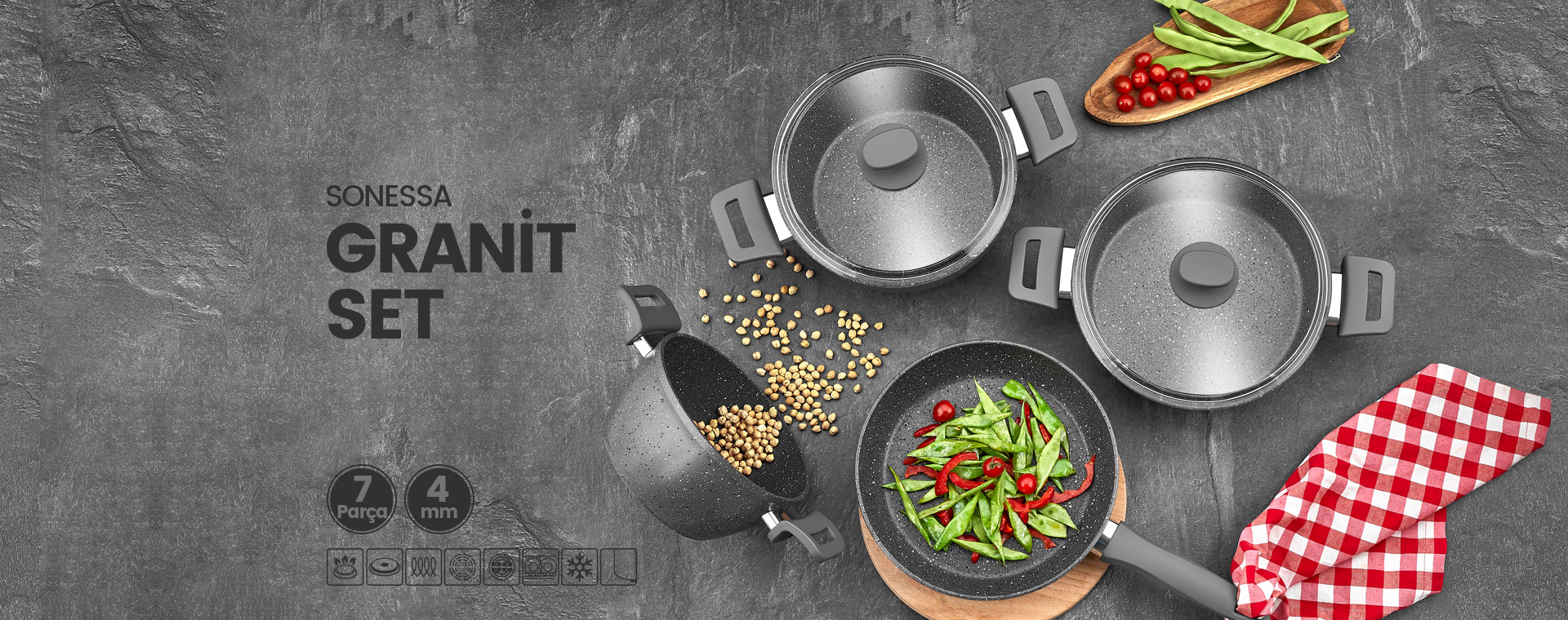 Sonessa Granit Set